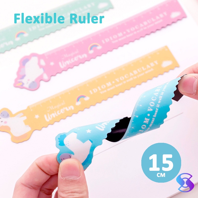 

Ruler/Penggaris lunak Unicorn 15cm-Suning Mall