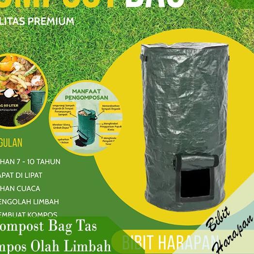 Depan Compost Bag Tas Kompos PLANTER BAG Olah Limbah Daun Sampah Organik