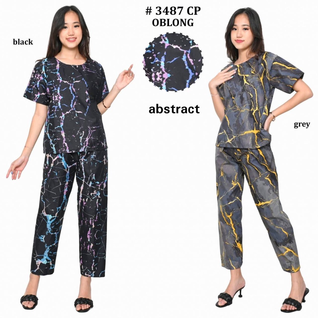 PEPOY  - Piyama Dewasa CP Oblong / Baju Tidur Dewasa Cp Oblong Katun Eropa
