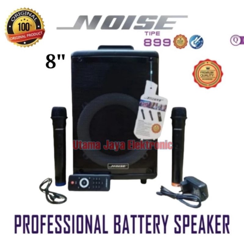 Speaker Portable Noise 899QII / 899 QII 8 Inch Bluetooth Wireless Original