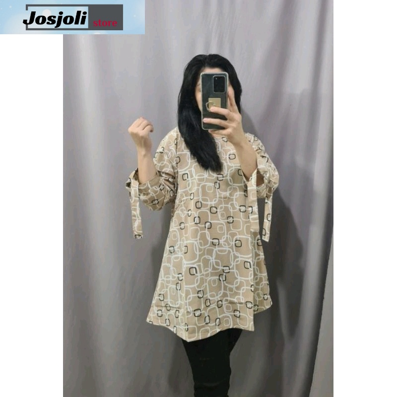 JOSJOLI_STORE/Sale Atasan Wanita/Baju Blouse Wanita/Baju Santai Kekinian/Realpict