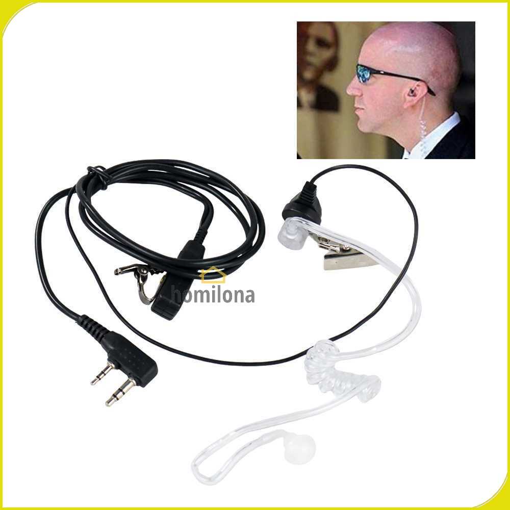 TaffSTUDIO Headset Earphone FBI Style untuk Walkie Talkie - C93A
