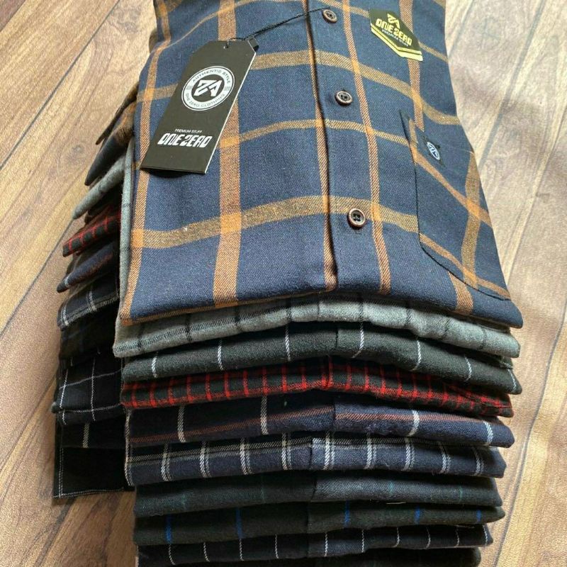 Kemeja Flanel Pria Jumbo Big Size XXL XXXL Baju Atasan Laki Laki Oversize Murah Original Premium Distro