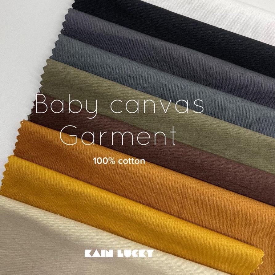 *Terlaris* Kain Baby Canvas Kain Polos Canvas Polos