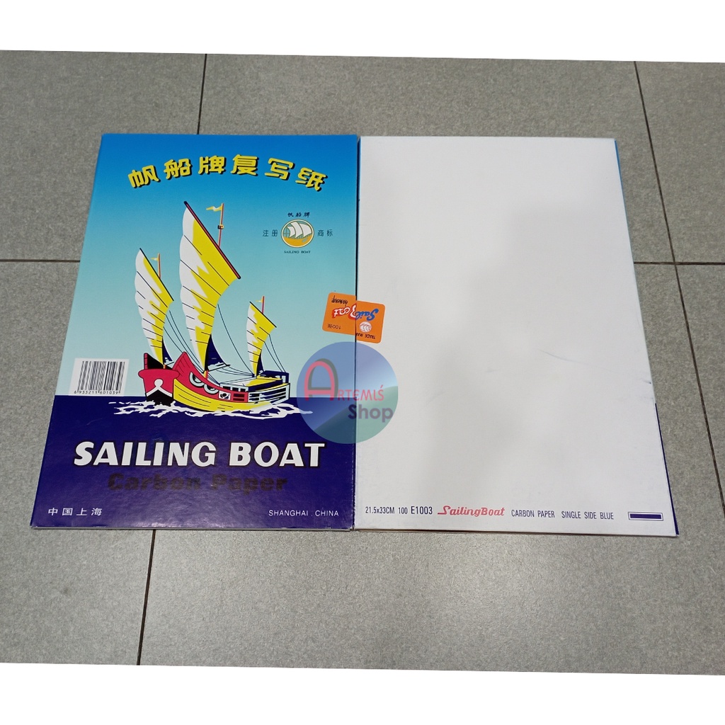 

Kertas Karbon Single Folio Sailing Boat Kapal Layar Isi 100