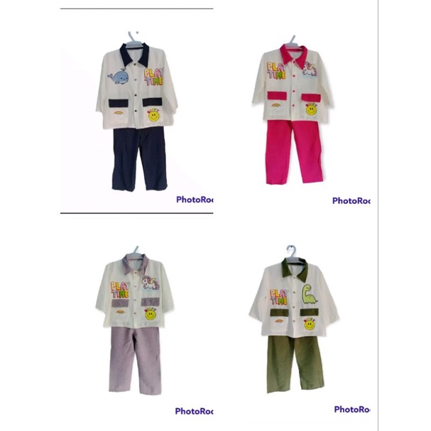 SETELAN CROP ANAK  EMOJI POLO LINEN / SETELAN ANAK PEREMPUAN VIRAL TERBARU 2022