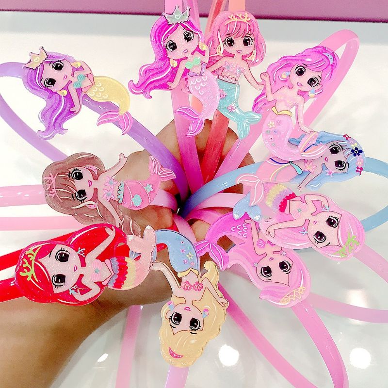 [ULTRATOYS] BANDO AKRILIK ANAK KARAKTER PRINCESS MERMAID LUCU