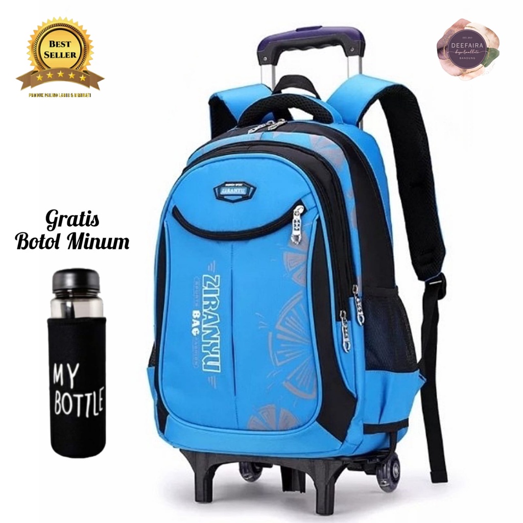 Tas Ransel Backpack Troli Anak Laki Laki Zuy11 Gratis Botol Minum Untuk Anak Sd Smp