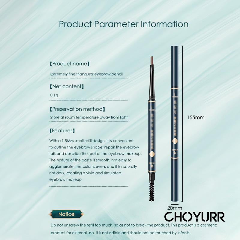 【COD】Pensil Alis Anti Keringat Waterproof / Pensil Alis Waterproof Long-Lasting / Eyebrow Pensil Double Head Spin Automati-CH