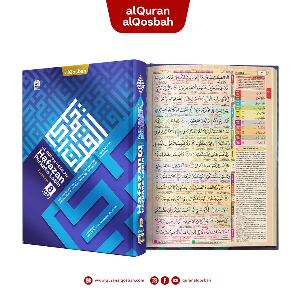 Jual Alquran Hafazan Blok Perkata Latin Milenial Metalize A Alquran Hafazan Super Mudah