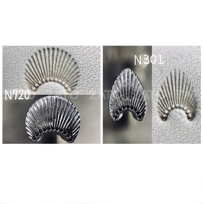 

NEW OKA Factory - Sunburst Carving Stamping Tool for Carving leather JAPAN - N 301