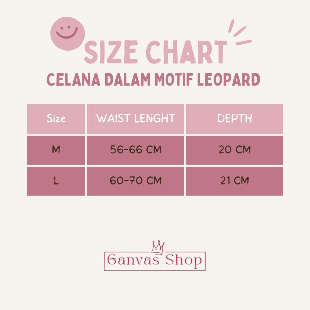 Celana Dalam Wanita sexy transparant Motif Leopard CD Loreng Renda