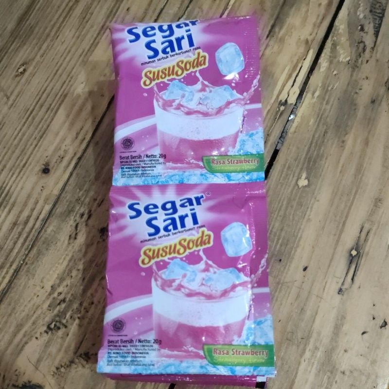 

Segar Sari Susu Soda Strawberry 10pcs