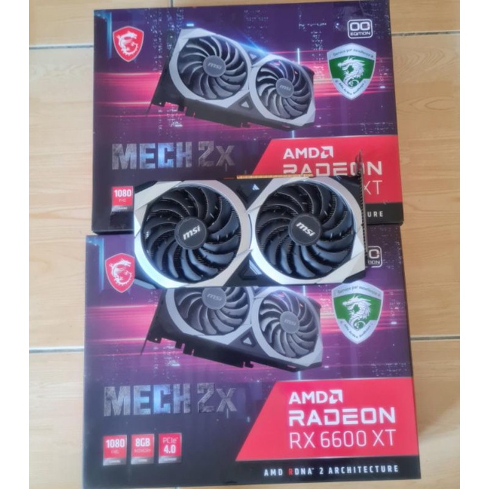 VGA CARD second MSI Radeon RX 6600 XT MECH2X 8Gb DDR6