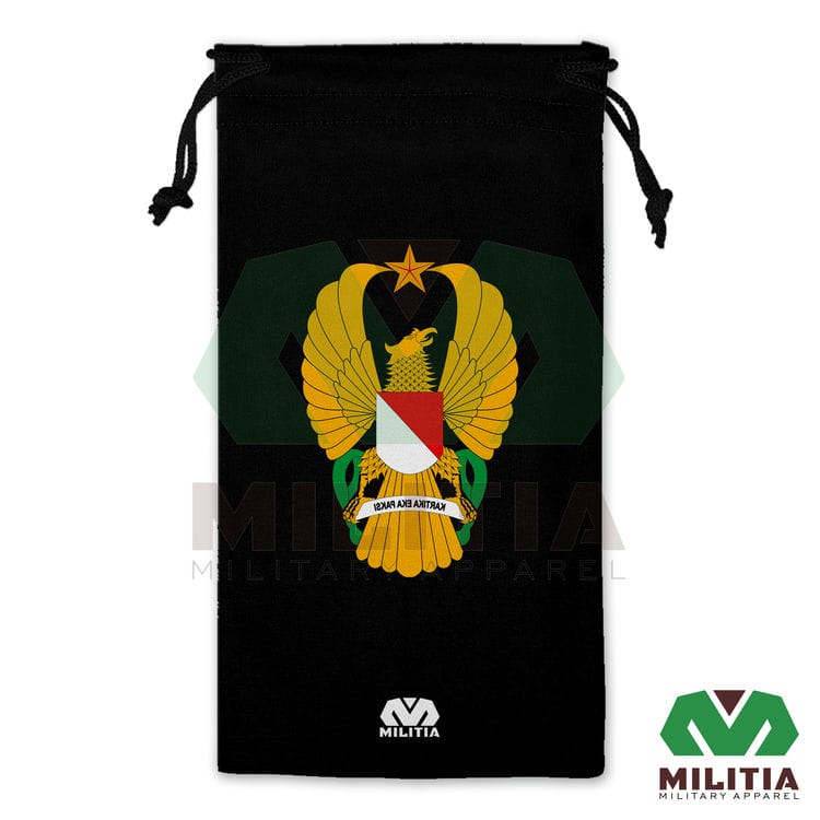 Tas serut kecil TNI AD Tempat kacamata