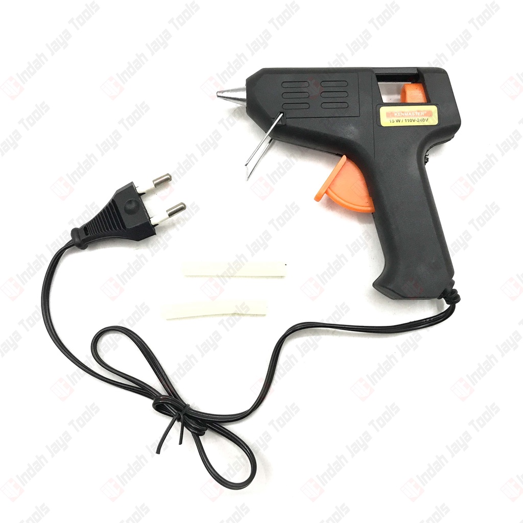 KENMASTER Hot Melt Glue Gun 15 Watt / Alat Lem Lilin Tembak