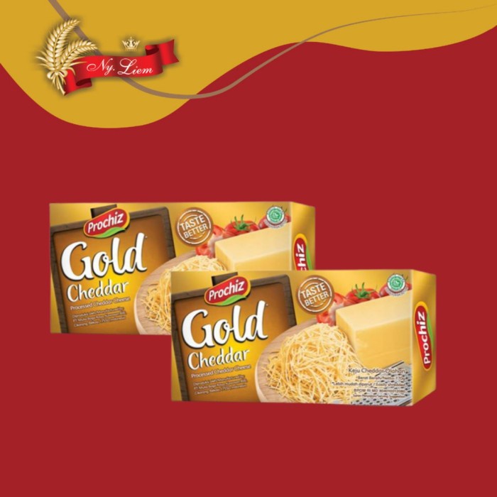 PROCHIZ Gold Keju Cheddar Paket 2 x 160 gram