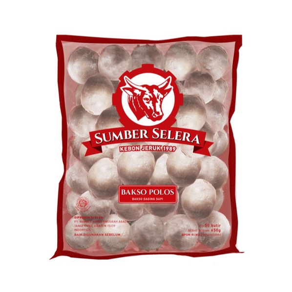 

Baso kemasan cap Sumber Selera polos