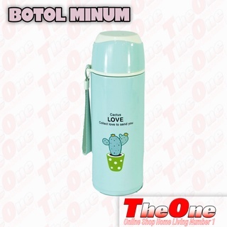 Botol minum kaca/botol minum kaca 400ml/Botol minum kaca 822 tahan panas