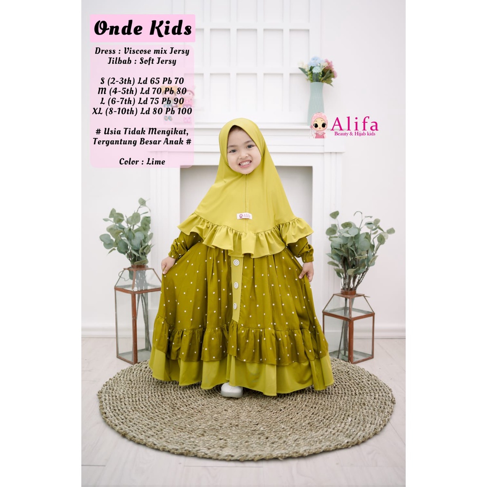 Gis Anak Onde Kids Matt Viscose Mix Jersey Original Alifa