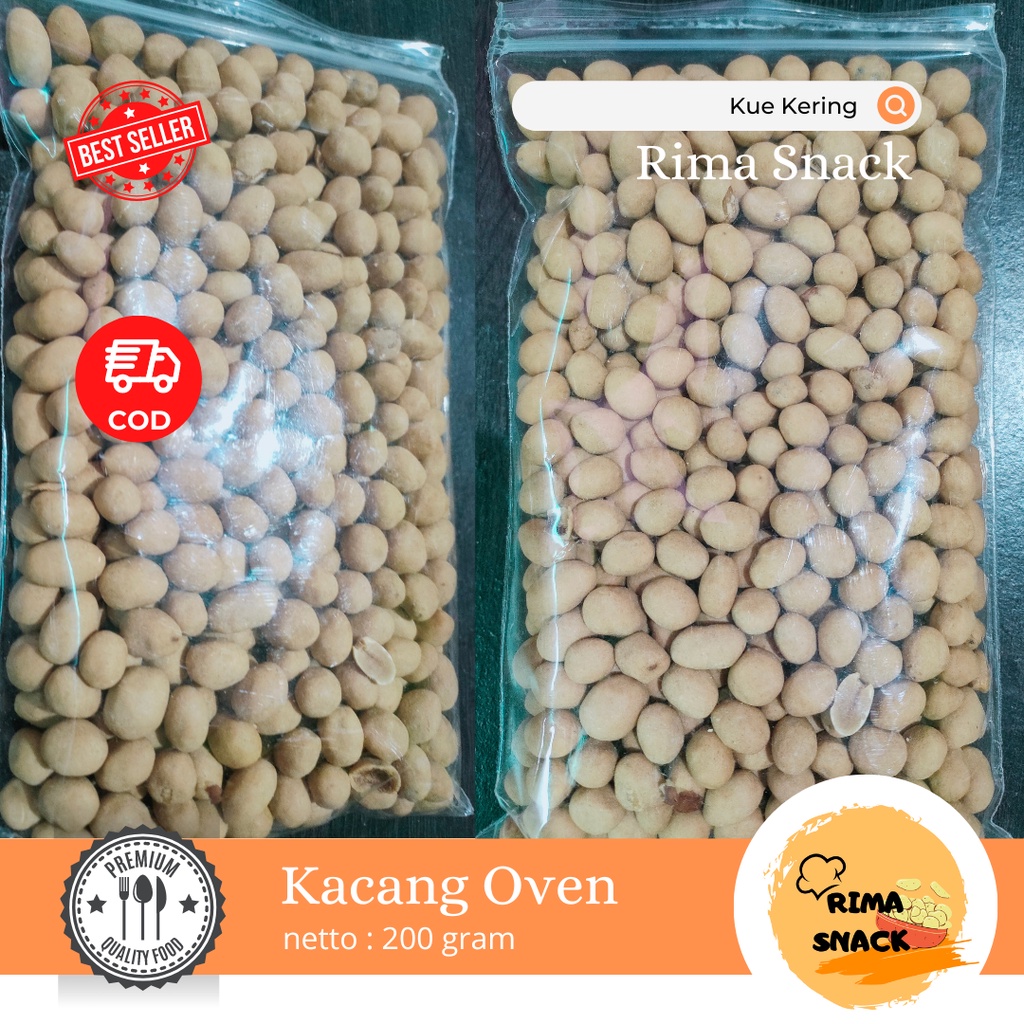 

KACANG OVEN 150gram KEMASAN CLIP/ZIPLOC/#Snack Snack