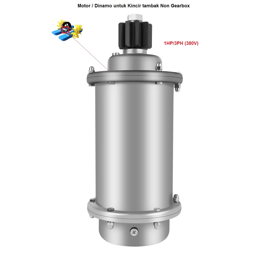 Motor dinamo Kincir tambak tanpa gearbox type 1HP/380V