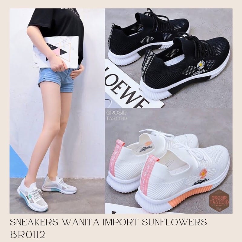 TOPGROSIR &quot;FREE BOX&quot; LV0112 Sepatu Wanita Import / Sepatu Sport Wanita Kekinian