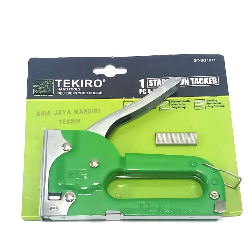 

HEKTER TEMBAK TEKIRO/ STAPLE GUN TACKER 4 - 8mm / STAPLES TEMBAK GUN TACKER STAPLER TEMBAK