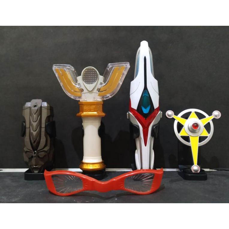 Muraah Dx Evoltruster Nexus Dyna Reflasher Lieflasher Tiga Spark Taro Badge Seven Eye Ultraman Recas