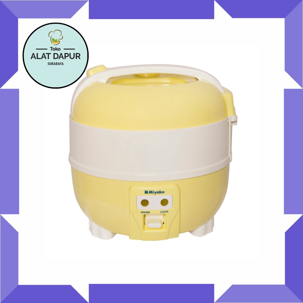 MIYAKO Magic Com Rice Cooker 1 liter MCM 610 - MCM610  Magicom 3 in 1 1L