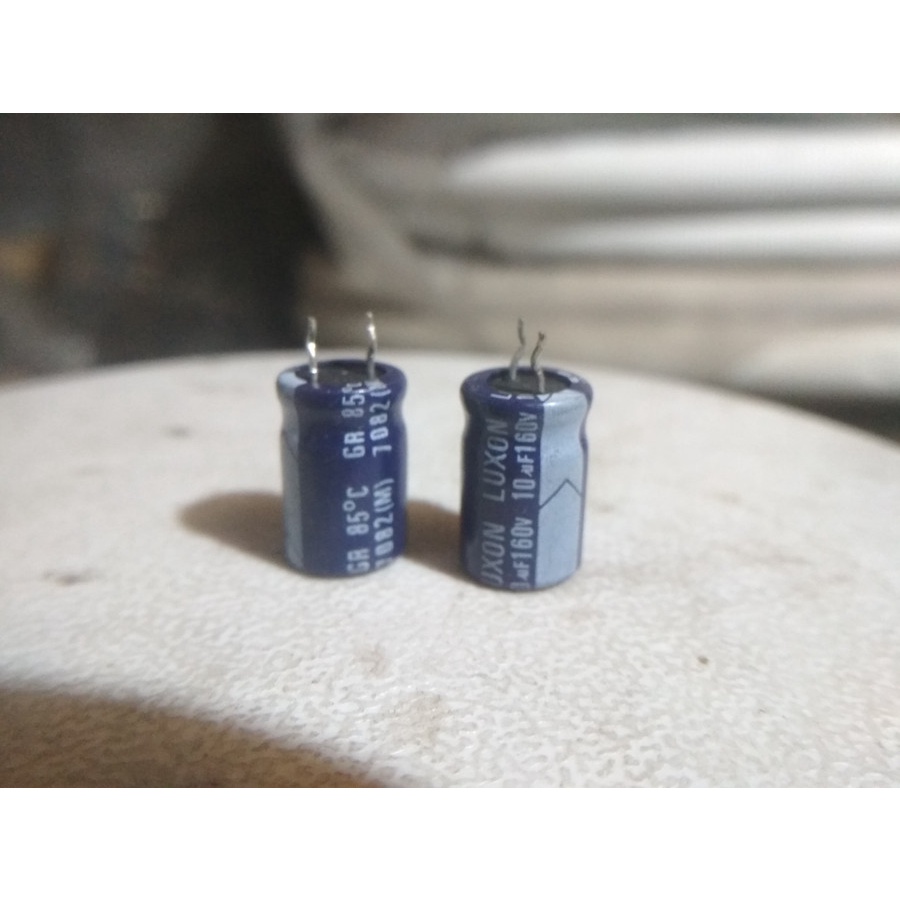 elco 10uf 160v elko 10 uf 160 v ( 10 biji )
