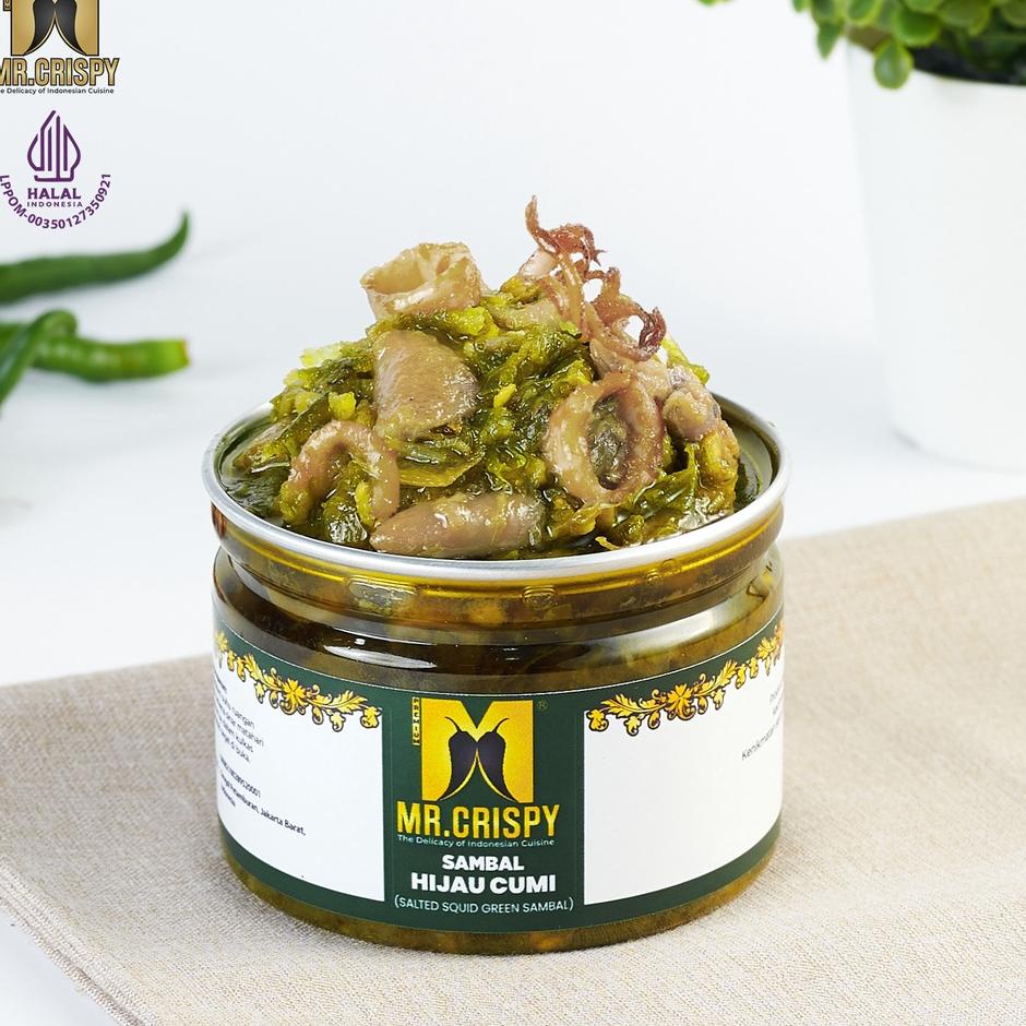 

⚡COD⚡ Sambal Hijau Cumi/Sambel Mr.Crispy