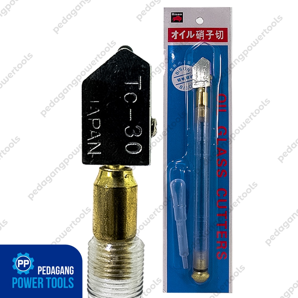 BISON TC-30 PISAU POTONG KACA MINYAK ALAT PEMOTONG OIL GLASS CUTTER