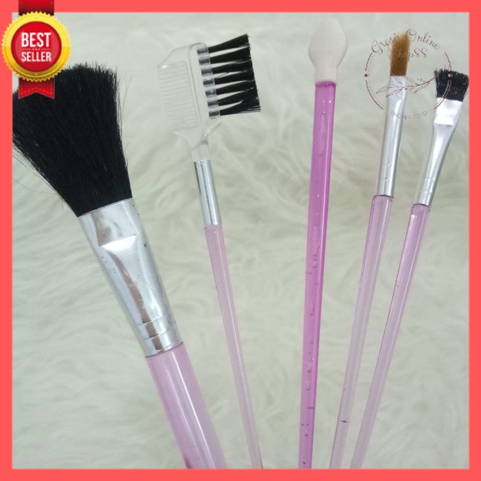 GOS -I309- Kuas Makeup Isi 5 Pcs - Kuas Satu Set - Brush Makeup isi 5 - Make up Brush