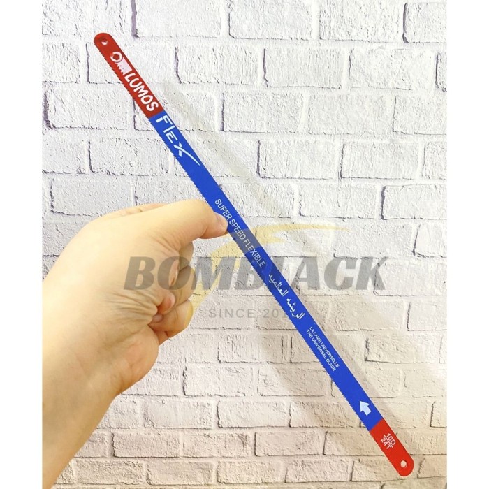 Gagang Gergaji Besi + Bonus 2 Mata Gergaji 12&quot; 24T 24 TPI Flex Lumos MURAH