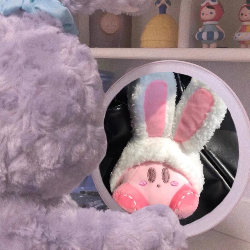 SearqEdisi Tetap Lucu Kartun Kirby Tas Mewah Lucu Boneka Ornamen Sekolahnya Gantungan Kunci Hadi00