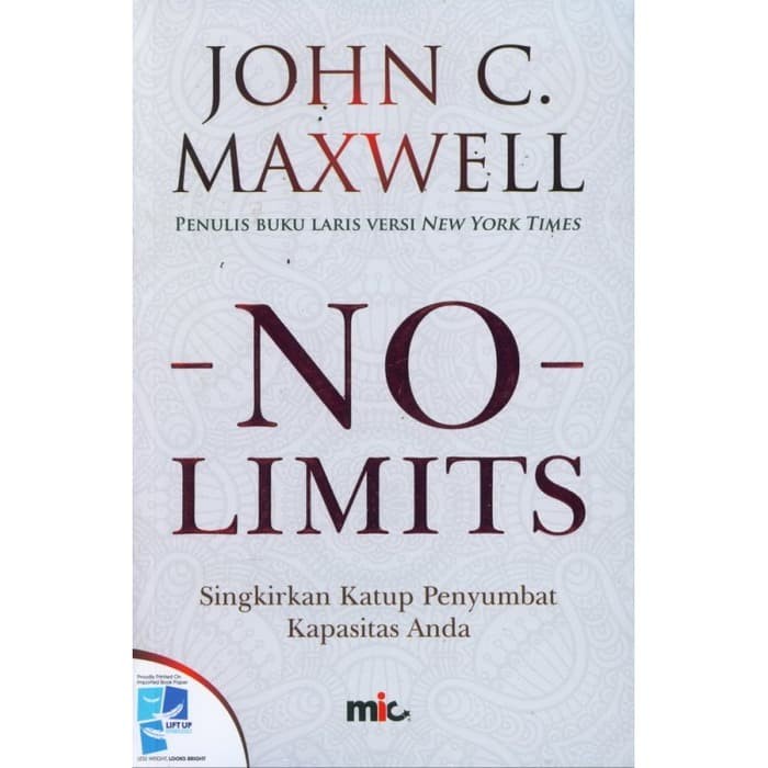 

Buku No limits John C. Maxwell (Best Seller) (Motivasi)