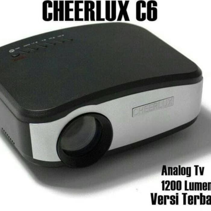 Mini Proyektor Projector Portable LED LCD + TV C6 ATK MIX8