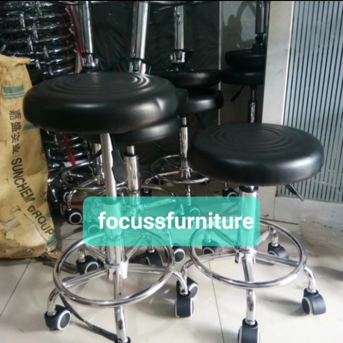 kursi bulat/kursi putar/kursi laboratorium/kursi bar hidrolik/cafe