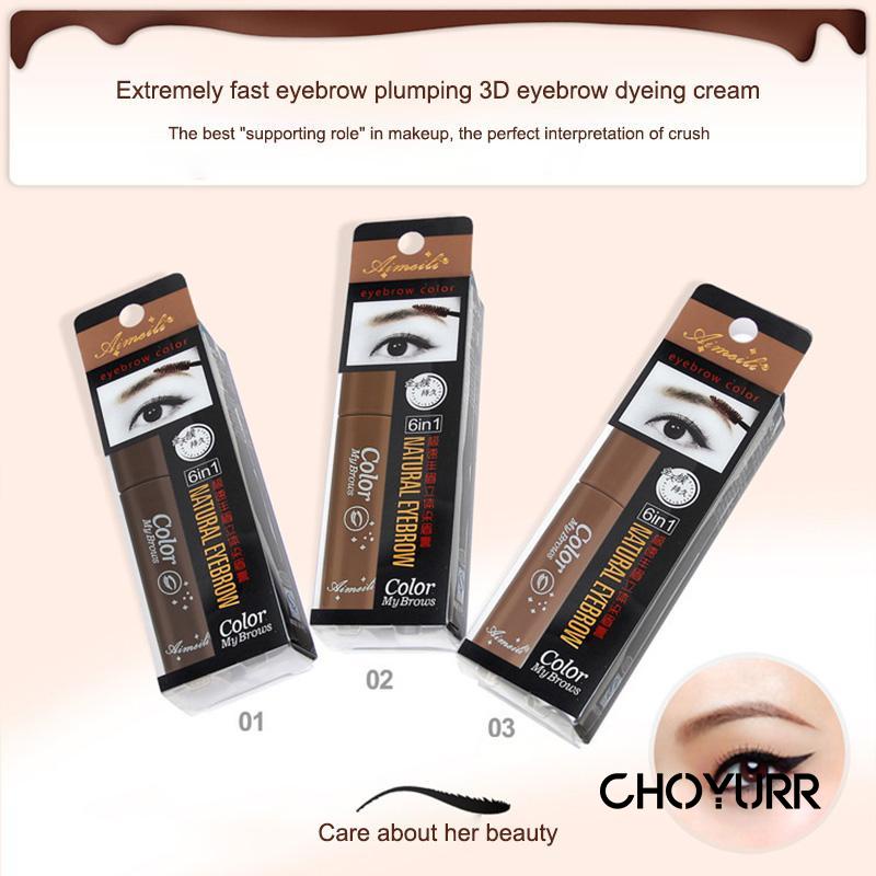 【COD】Eyebrow Gel  3D Penebal Alis Penghitam Alis Eyebrow Browcara Brow Cara Brow Mascara Anti Air Tahan Lama-CH