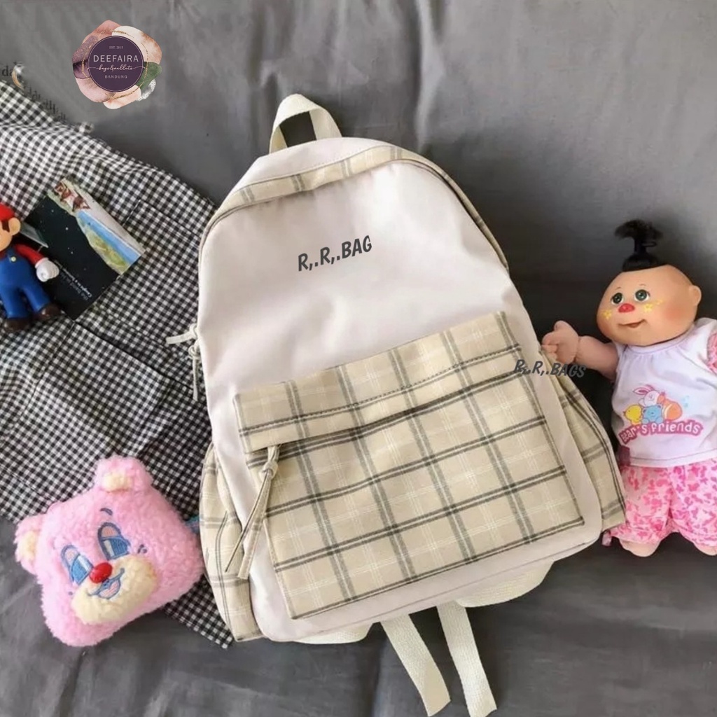 Tas Ransel Wanita Remaja Dewasa K0rean Stylish Rrbg Tas Sekolah Untuk Sd Smp Sma