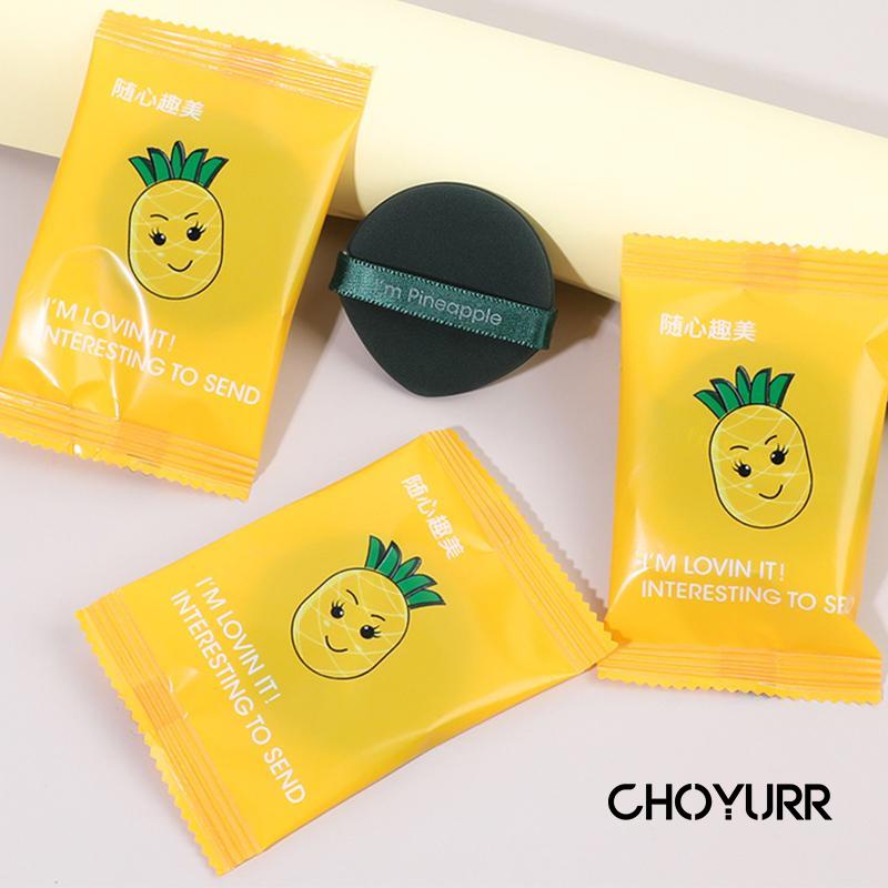 【COD】Sponge Puff Bedak 3 Warna Basah Dan Kering Bedak Longgar Air Cushion Puff Penggunaan Ganda Alat Kecantikan Korea Import Murah-CH