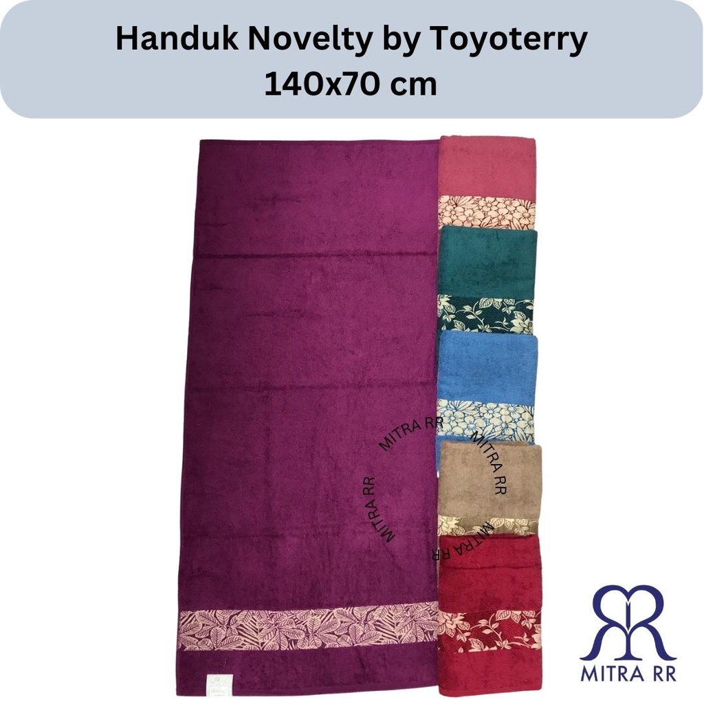 Handuk Novelty By Toyoterry | Handuk Mandi Dewasa Motif Ukuran Besar 70 x 140cm