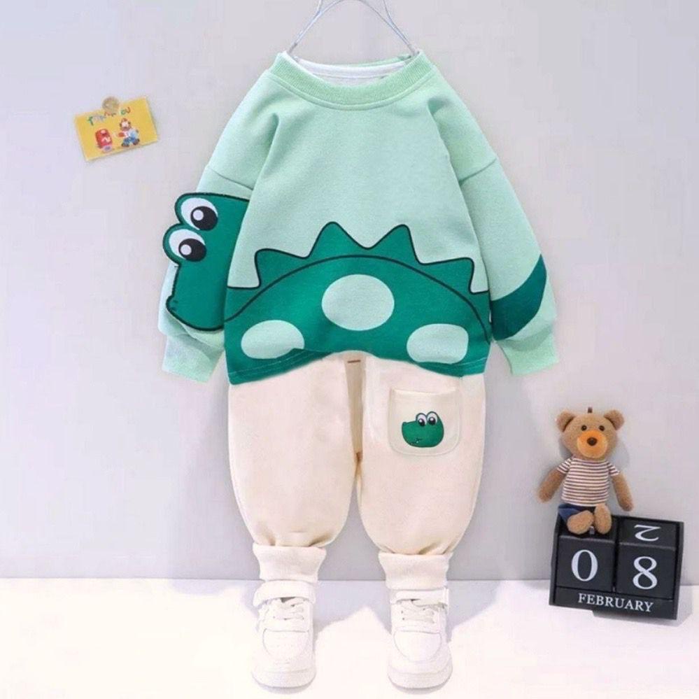 Setelan Anak Laki Laki Dan Perempuan Terbaru Baju Anak Motif Onyet Lucu Usia 1-6 Tahun