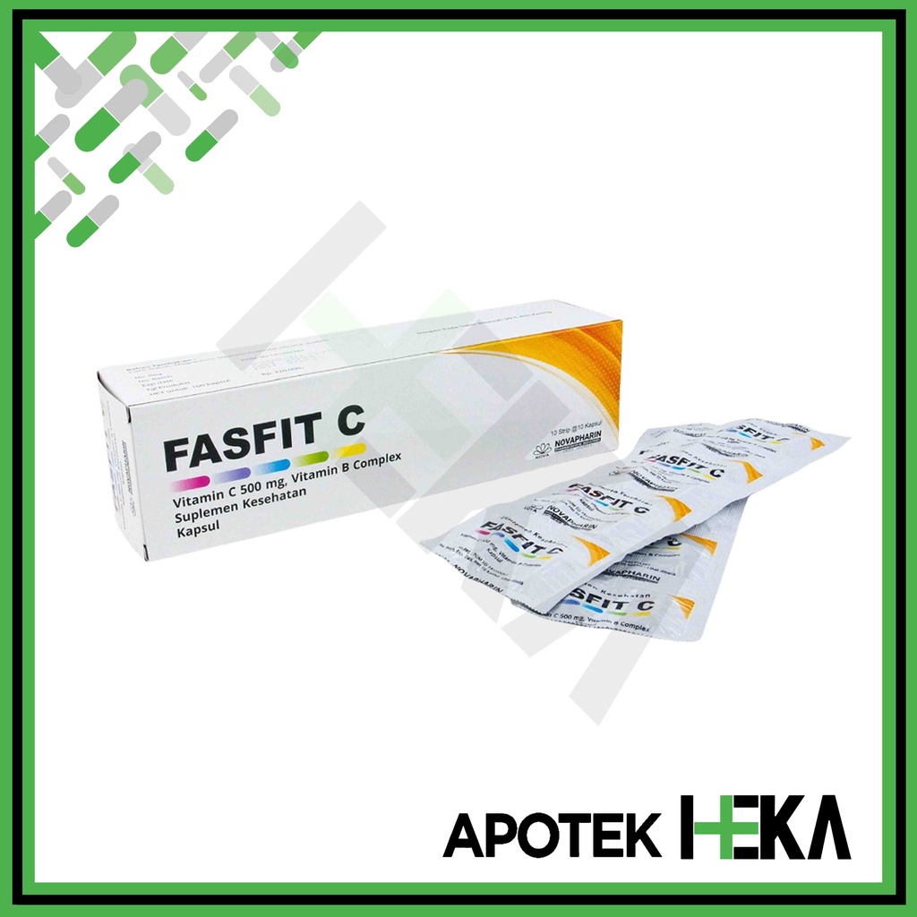 Fasfit C Box isi 10x10 Tablet - Vitamin C B Kompleks (SEMARANG)