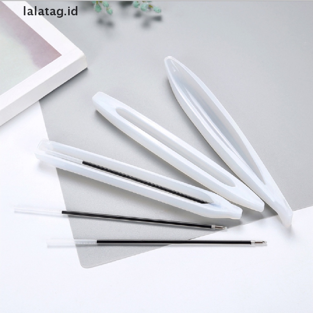 [lalatag] Pen Uv Resin Epoxy Silicone Mold DIY Ballpoint Pen Case Membuat Isi Ulang Alat [ID]