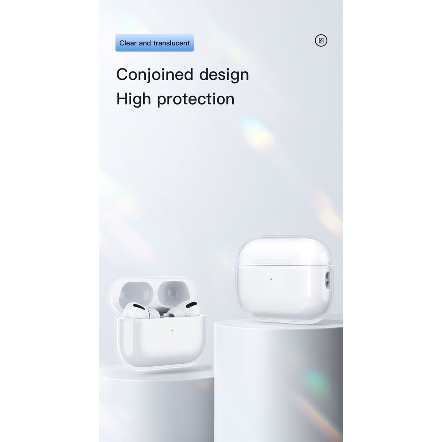 TOTU Casing Airpods Pro 2 Case Protector Bening Transparan TWS TPU