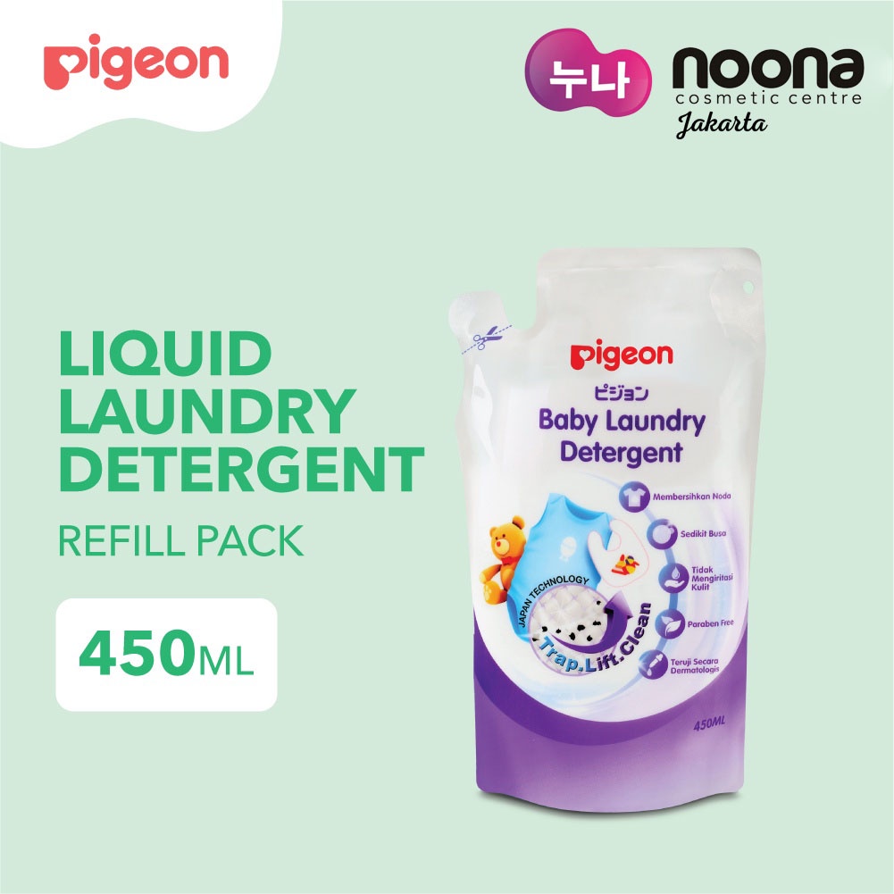 PIGEON LIQUID LAUNDRY DETERGENT 450ML REFILL -NJ