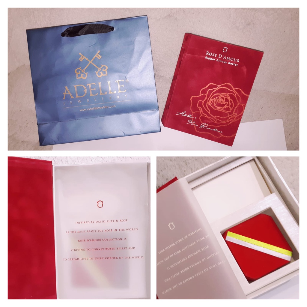 Adelle's jewellery Signature Box Red