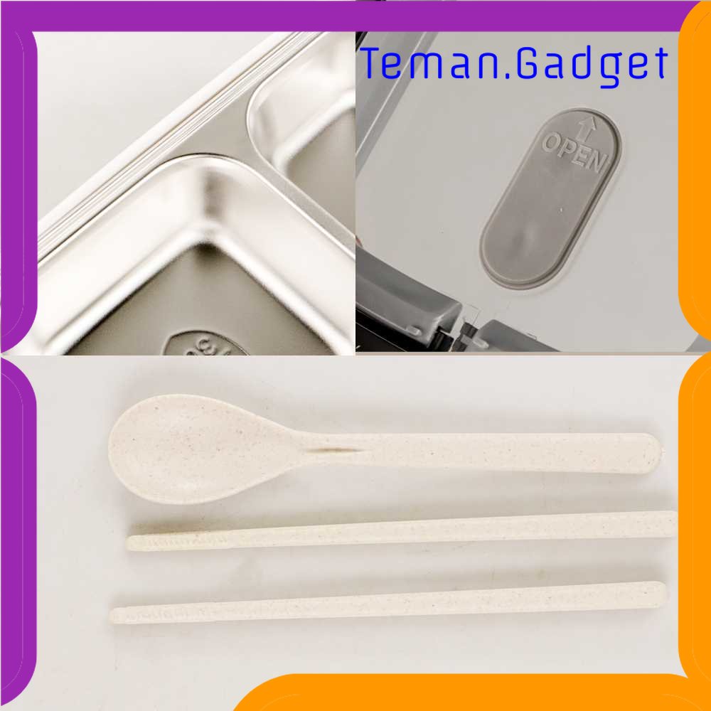 TG - DPR TaffHOME Kotak Makan Bento Lunch Box Stainless Steel - J274